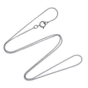 Estate Sterling Silver 925 | Curb Link Chain Necklace | 16"